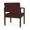 Lesro Lenox Wood Wide Guest Chair Wood Frame, Mocha, RF Nebbiolo Upholstery LW1201 - alternate 2